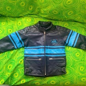 Leather Moto Jacket, GAP Vintage